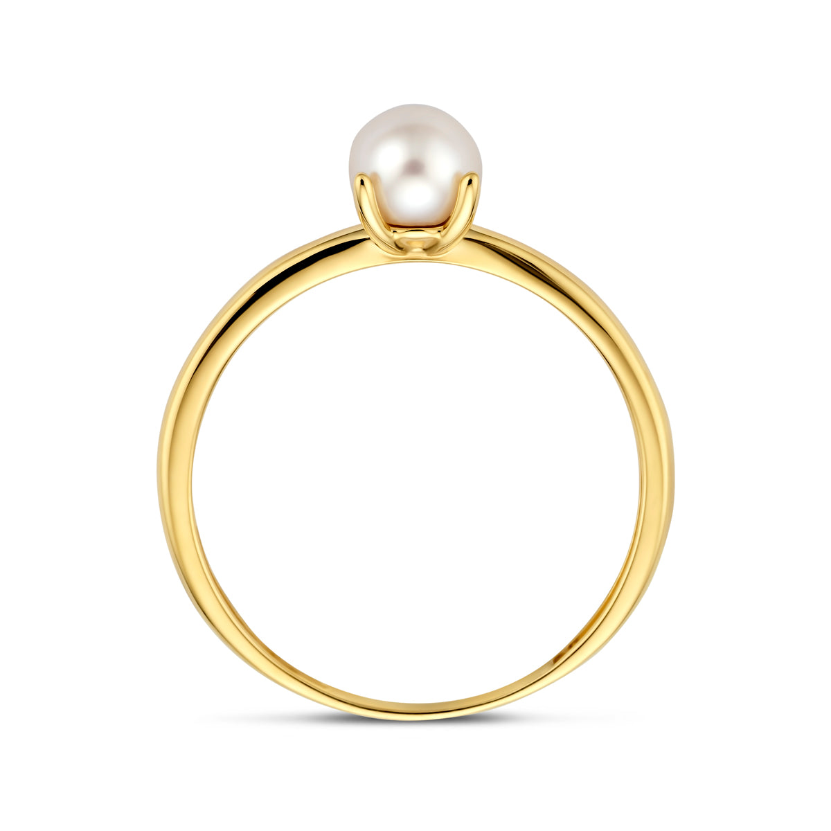 Ring Perle 14K Gelbgold