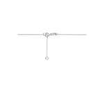 collier diamant 0.05ct h si 42 ��� 45 cm 14K witgoud