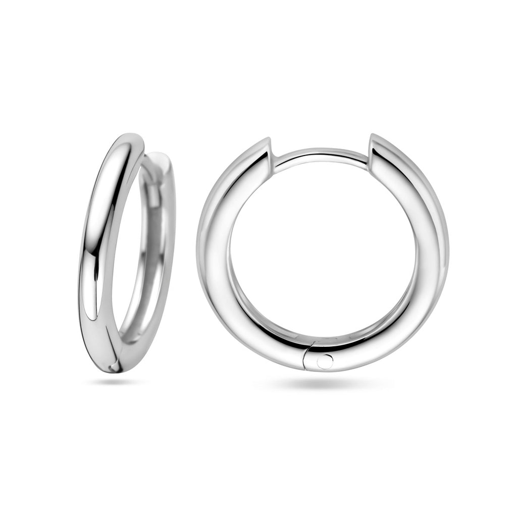 klapoorringen 2,0 mm zilver gerhodineerd