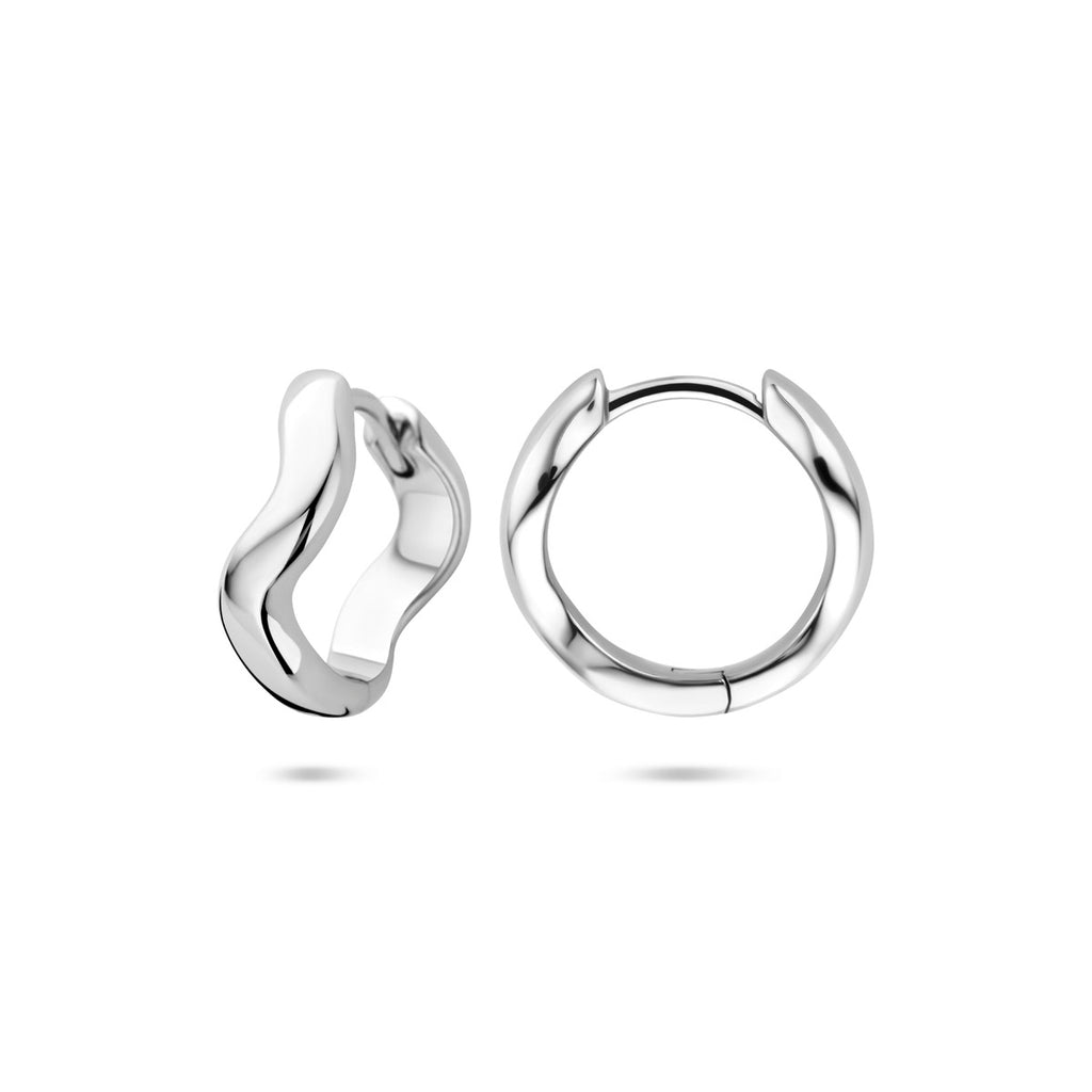 klapoorringen 15 mm zilver gerhodineerd