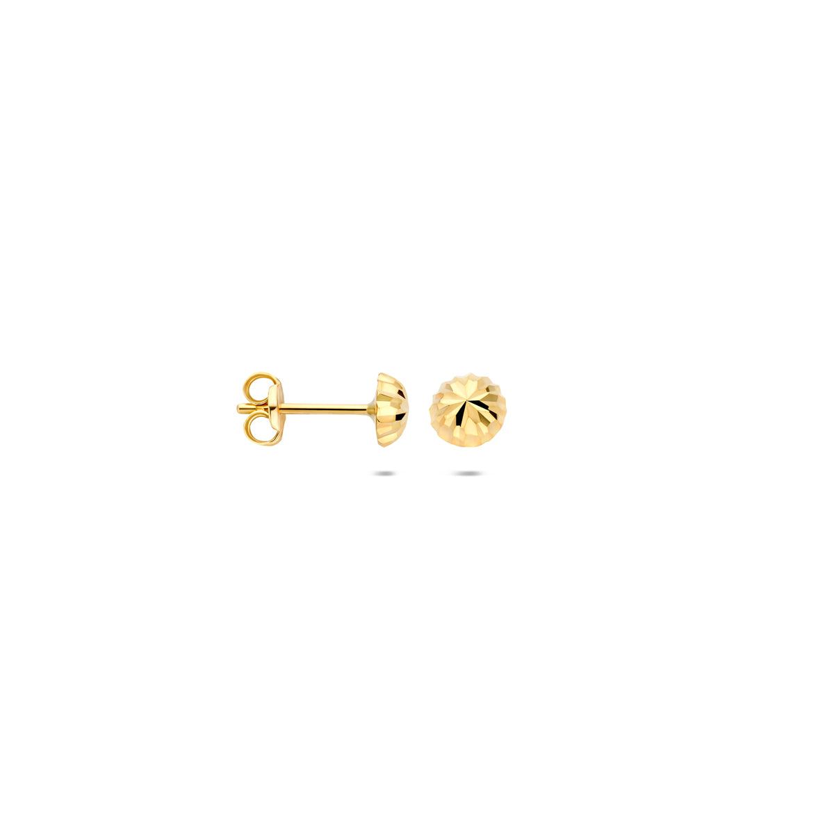 Ohrstecker diamantiert aus 14K Gelbgold