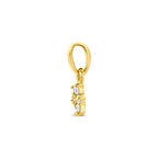 9k hanger zirkonia 4,5 mm 9K geel
