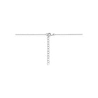 Halskette Kreise 41 + 4 cm Silber rhodiniert