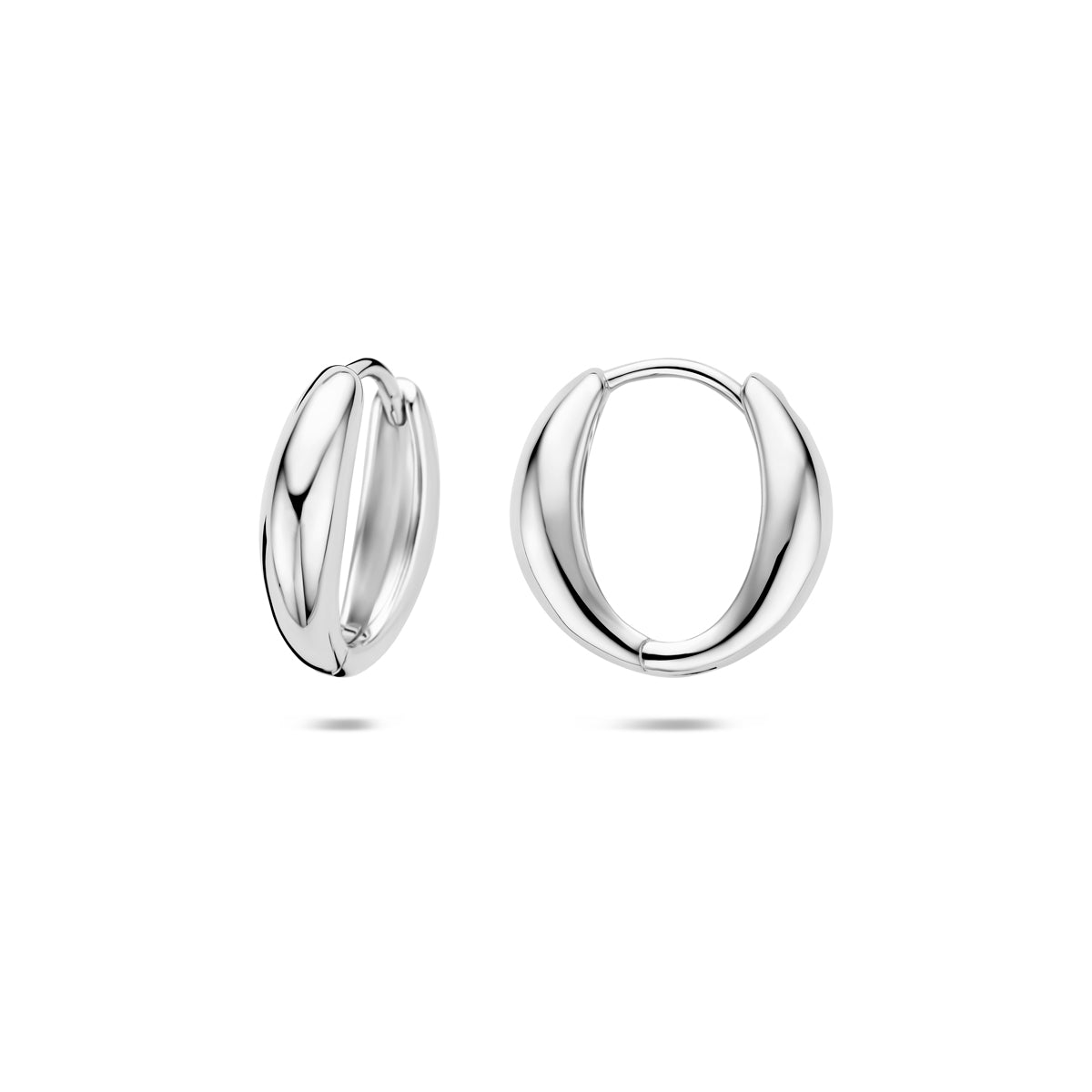 klapoorringen 14,5 mm zilver gerhodineerd