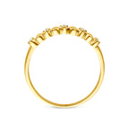 ring diamant 0.05ct h si 14K geelgoud