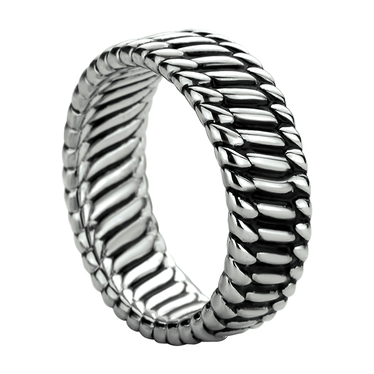 ring oxi zilver geoxideerd