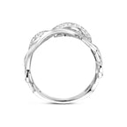 ring zirkonia zilver gerhodineerd