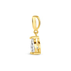 9k hanger zirkonia 8 mm 9K geel