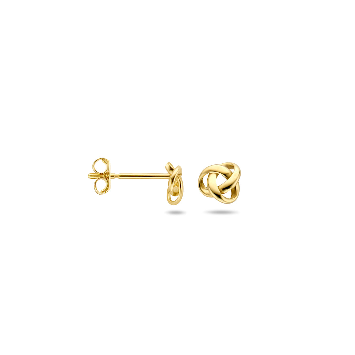 oorknoppen knoop 14K geelgoud