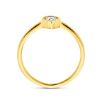 Ring Zirkonia 14K Gelbgold