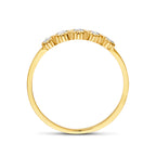 Ring Zirkonia 14K Gelbgold