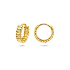 klapoorringen 13,5 mm 14K geelgoud