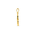 hanger hart 14K geelgoud