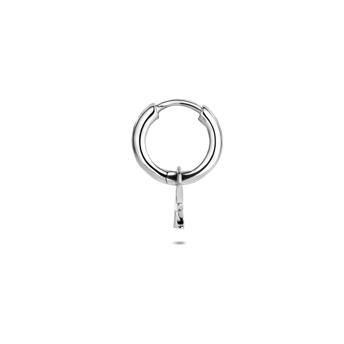 oorring sterrenbeeld per stuk 13 mm zilver gerhodineerd