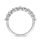 Ring Zirkonia Silber rhodiniert