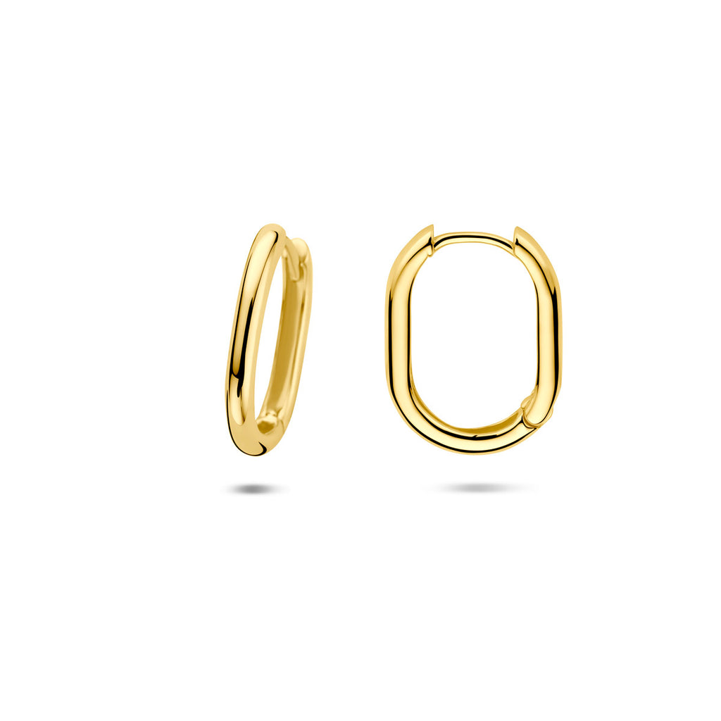 Creolen 15 mm 14K Gelbgold