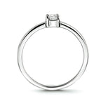 Ring Zirkonia 14K Weißgold