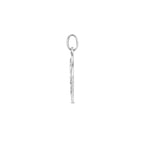 hanger paard poli/mat 22 mm zilver gerhodineerd