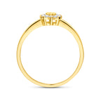 Ring Zirkonia 14K Gelbgold