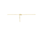 collier diamant 0.02ct h si 41 - 43 - 45 cm 14K geelgoud