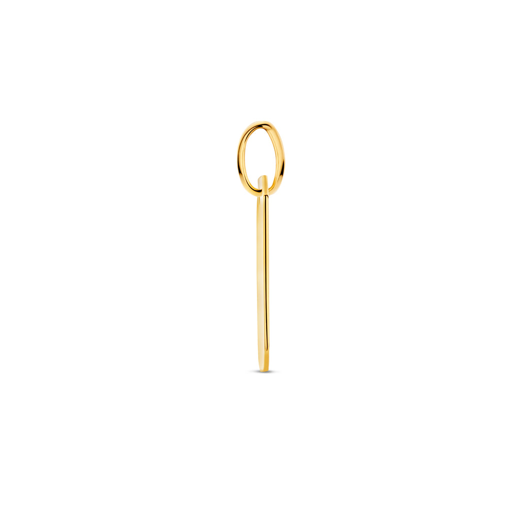 Gravuranhänger 20 mm 14K Gelbgold