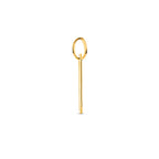 Gravuranhänger 20 mm 14K Gelbgold