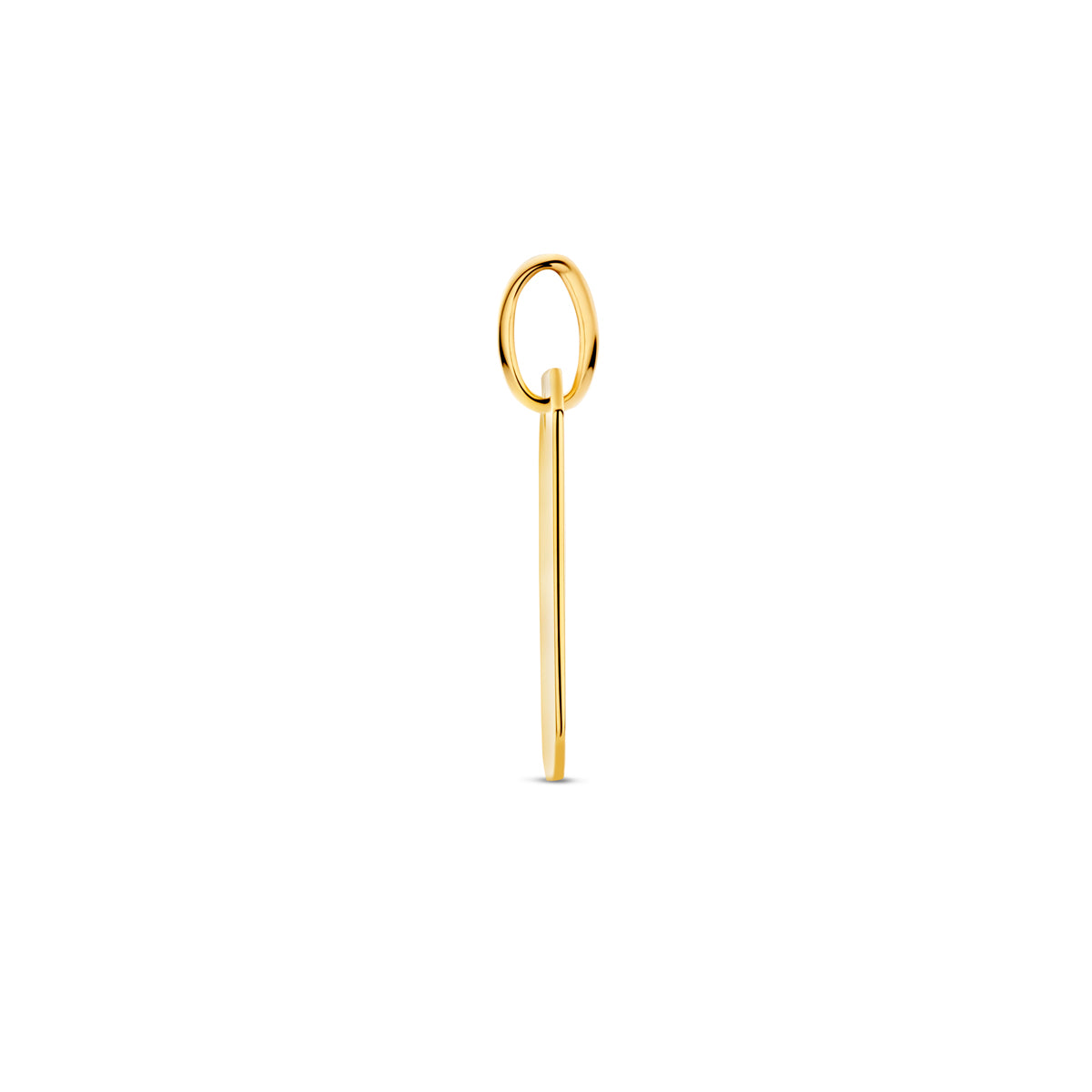 Gravuranhänger 20 mm 14K Gelbgold