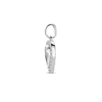 Anhänger Herz Zirkonia 17,5 mm Silber rhodiniert