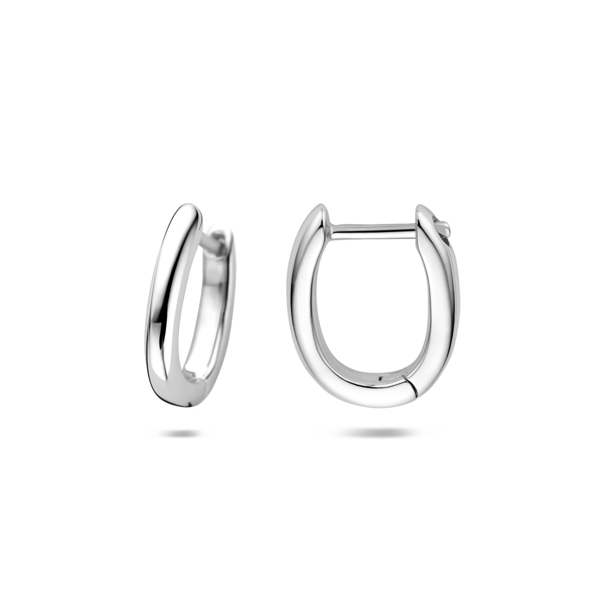 klapoorringen 14,5 mm zilver gerhodineerd