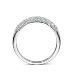 Ring Zirkonia Silber rhodiniert