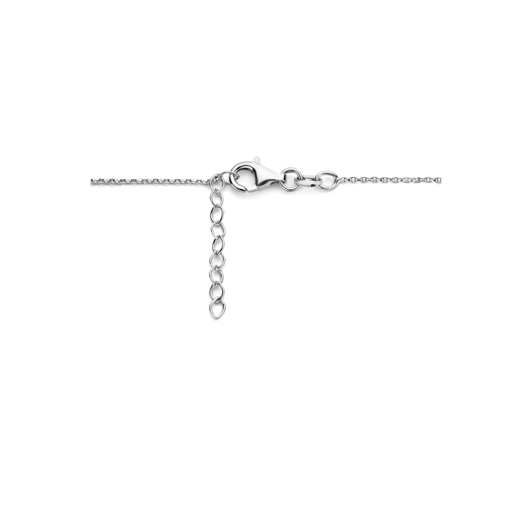 Halskette Perle 45 cm Silber rhodiniert