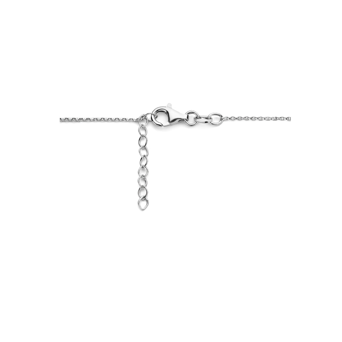 Halskette Perle 45 cm Silber rhodiniert