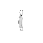 hanger zirkonia poli/mat 22 mm zilver gerhodineerd