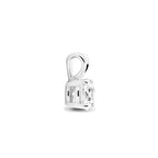 hanger zirkonia 9 mm 14K witgoud
