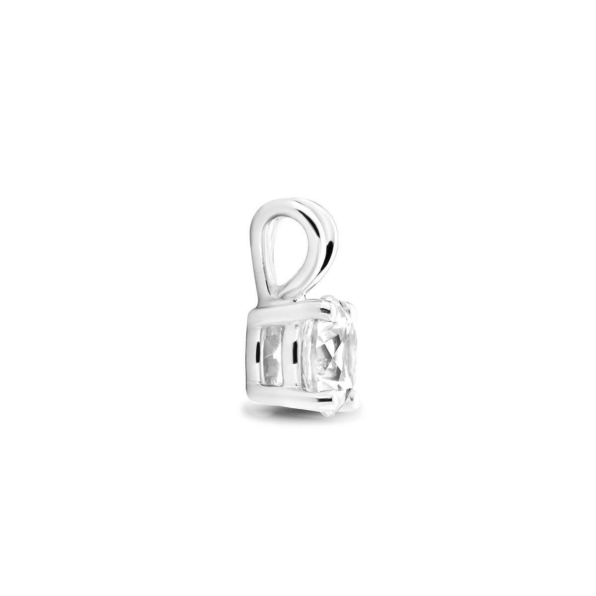 hanger zirkonia 9 mm 14K witgoud