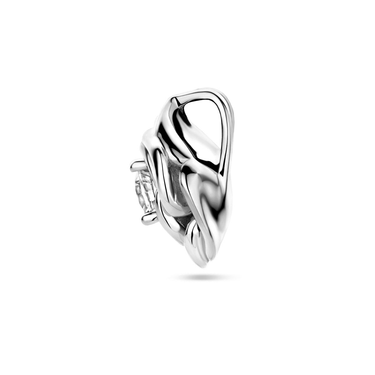 Anhänger Rose Zirkonia 11 mm Silber rhodiniert