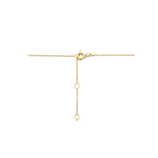 9k collier klavertje 40 - 42 - 44 cm 9K geel