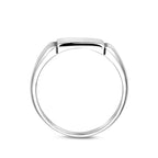 Gravurring oxidiertes Silber