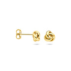 Ohrstecker Knopf 7 mm 14K Gelbgold
