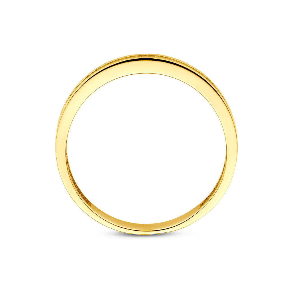 Ring Zirkonia 14K Gelbgold