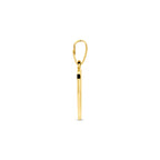Gravuranhänger Herz 19 mm 14K Gelbgold