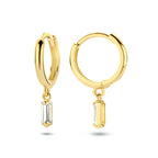 Ohrhänger Zirkonia 14K Gelbgold