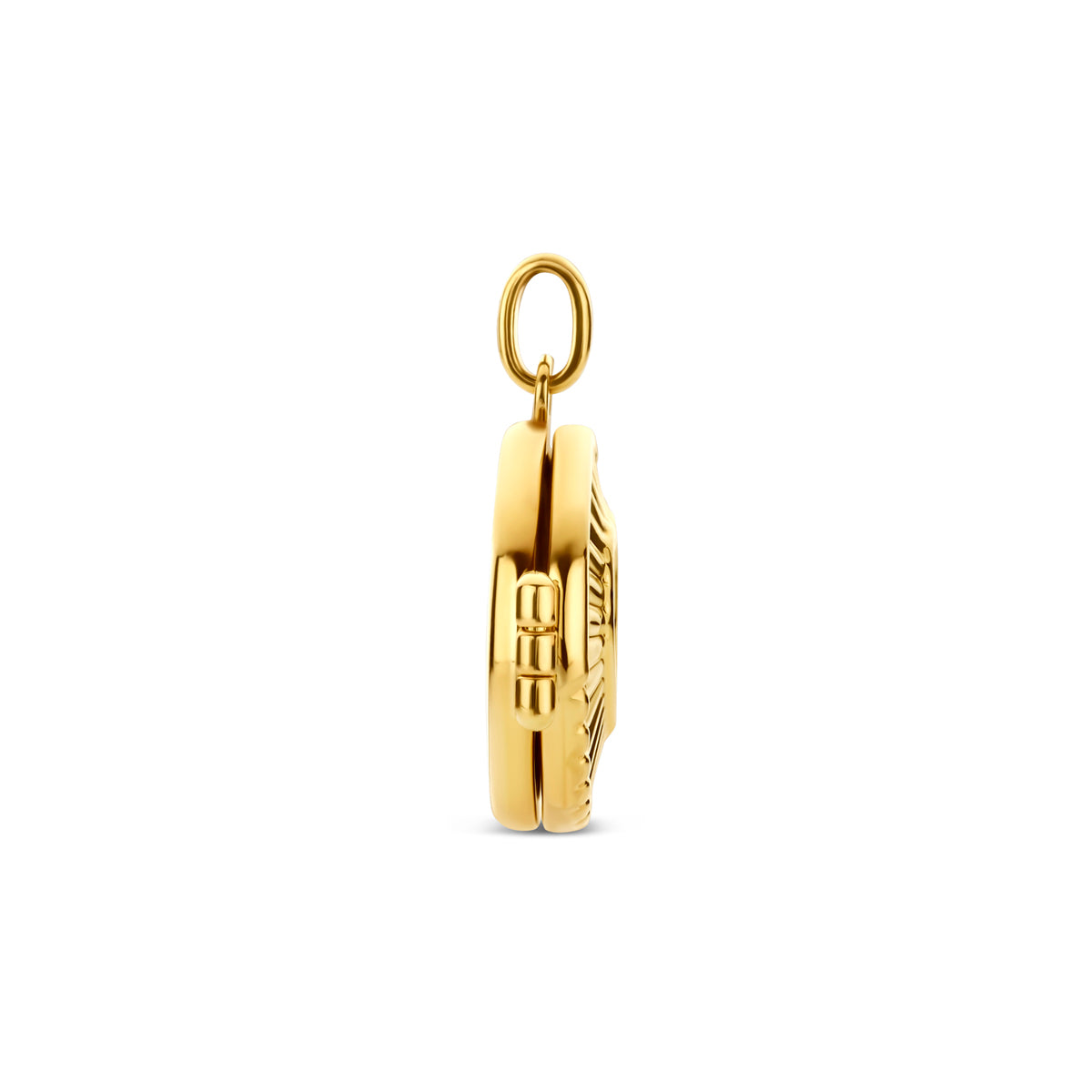medaillon hartje 15 mm 14K geelgoud