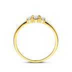Ring Zirkonia 14K Gelbgold