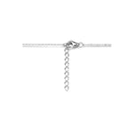 Halskette Herz und Unendlichkeit 42 + 3 cm Silber rhodiniert