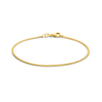gourmette 1,7 mm 14K geelgoud
