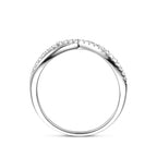 Ring Zirkonia Silber rhodiniert
