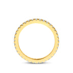 Ring Zirkonia 3 Mikron vergoldet (gelb)