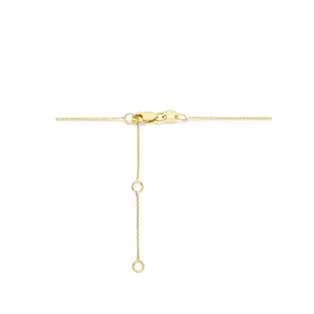 collier diamant 40 – 42 – 44 cm 0.10ct g si 18K geelgoud
