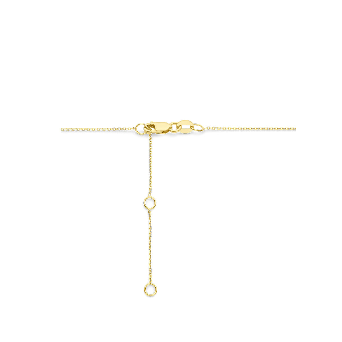 collier diamant 40 – 42 – 44 cm 0.10ct g si 18K geelgoud